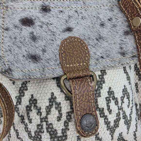 Myra Bag Wild Things Hair-on-Hide Backpack | Western Boho Convertible Bag main image 13